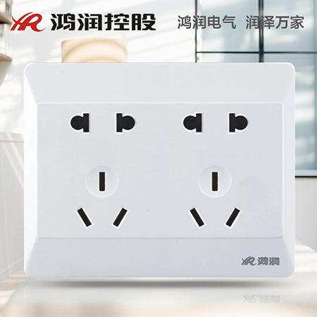 二联二极、三极插座（十孔）